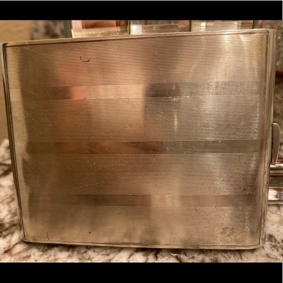 Vintage Sterling Silver Cigarette/Card Case - Picture 4 of 11